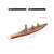 Piececool Fuso battleship 3D metal puzzle, assembled model, size comparison