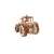 EWA 3D wooden tractor puzzle, 357 pieces, back view, assembled model