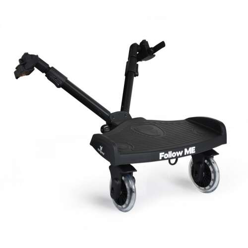 Cangaroo Follow Me univerzális testvérfellépő babakocsihoz, fekete