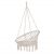 Springos cream macrame hanging chair