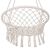 Springos cream macrame hanging chair
