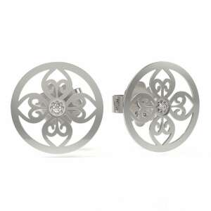 Сребърни обеци ATCOM модел 64 с кристали - Atcom Jewelry