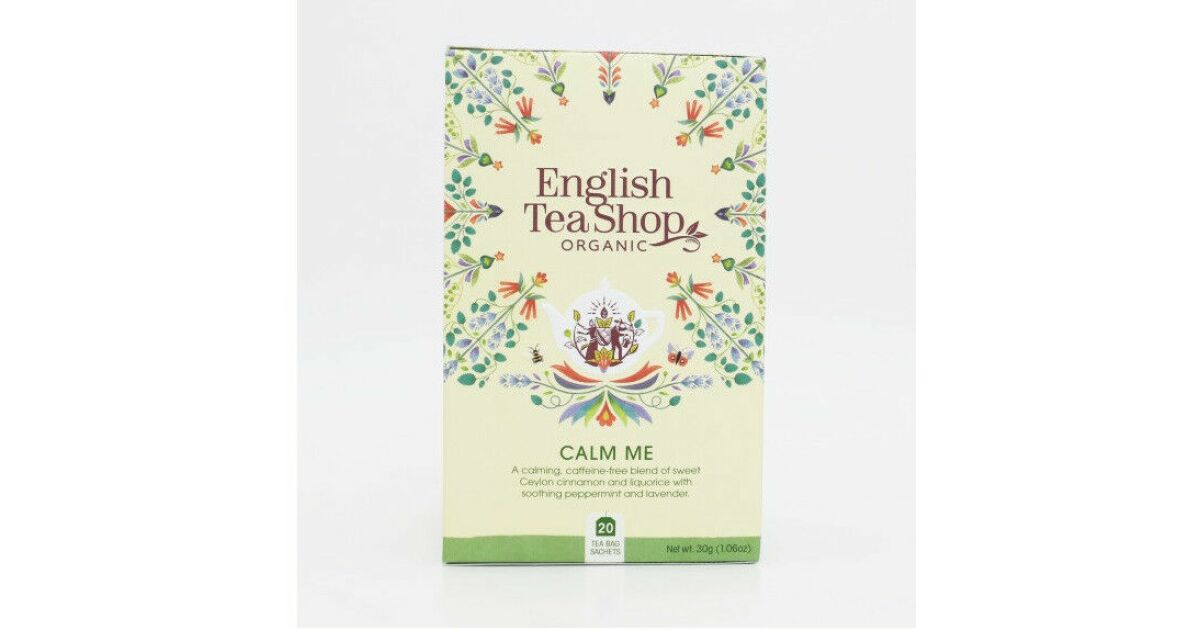 English Tea Shop Calm Me Nyugtató Koffeinmentes Bio Tea - filter, 20 db , 30 g 166060777