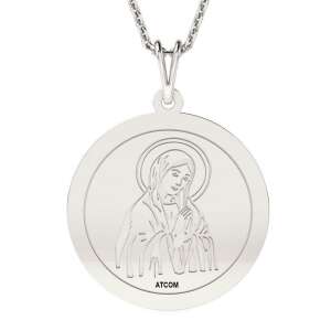 Colier din argint ATCOM cu pandantiv ortodox penny - Bijuterii pentru femei