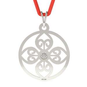 Pandantiv ATCOM model 64 din argint cu cristal, bijuterii pentru femei - Pandantive damă