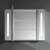Wellis Canaria tükrös Fürdőszoba szekrény LED világítással 35618199}