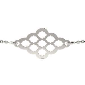 Brățară din argint ATCOM cu colier, model 62, imagine apropiată a brățării - Brățări dame