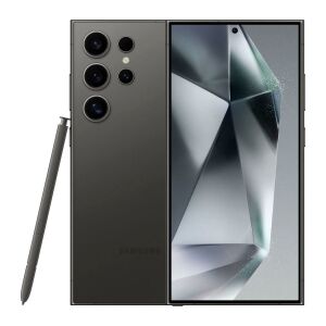 Samsung Galaxy S24 Ultra 5G Negru vedere față și spate cu S Pen - Samsung Telefoane mobile