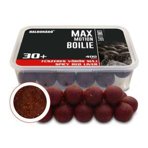 HALDORÁDÓ MAX MOTION Boilie Long Life 30+ mm - Fűszeres Vörös Máj 94538625 