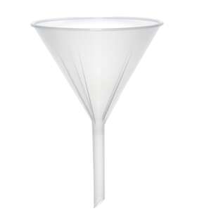 80mm Kunststoff-Trichter für analytische Chemie, autoklavierbar, lebensmittelecht - Küchentrichter