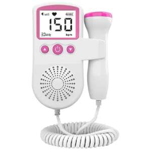 Fetal Doppler Monitor for Pregnant Women, Baby Heartbeat Detector, Portable, Zero Radiation, 3.0MHz, 150bpm - RoHS