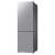Side view of Samsung RB33B610ESA/EF bottom freezer refrigerator in metallic graphite color