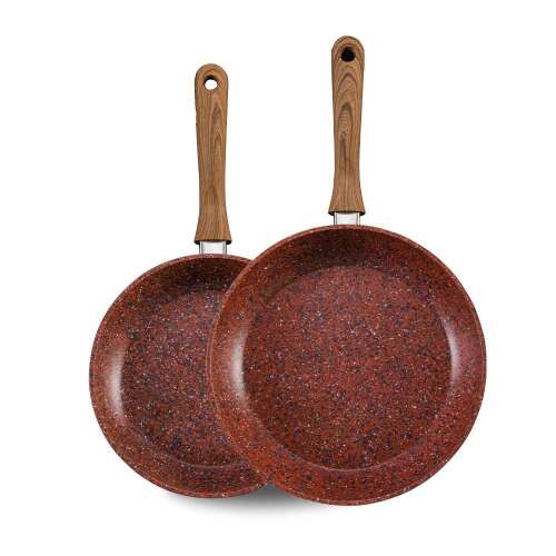 Livington Copper and Stone Pan serpenyő tapadásmentes bevonattal 24 cm + 28 cm