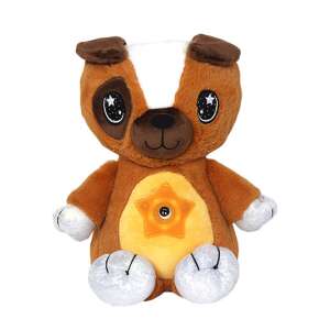 Brown plush dog with star projector, Star Belly Dream Lites, night light for kids - Night Light, Projector