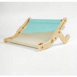 Ablakra, fiókra felszerelhető macskaágy #Kék/Szürke 120504118 - Macska fekhely