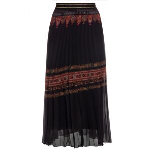 Desigual Alexandra Pliszírozott Szoknya - Fekete - 36 130489390 - Desigual