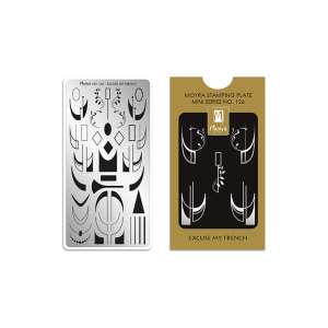 Moyra Mini sorozatú No. 126 Excuse My French körömnyomda - Körömdísz