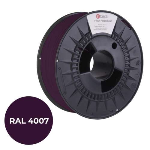 C-TECH Premium Line PLA filament, 1.75 mm, 1 kg, Lila szín