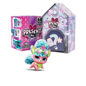 Present Pets Mini Surprise Puppy in a House, 7.5cm, plush toy, collectible, surprise toy, blind bag - Spin Master Figure