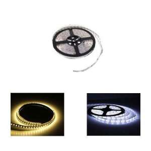 5 meter LED strip light, warm white and cool white, indoor use, self-adhesive, 60 LEDs per meter - LED Strip