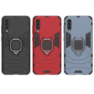 Samsung Galaxy A50s, Galaxy A50, Galaxy A30s Ring Armor Ütésálló tok, Fekete, Kék, Piros - Galaxy