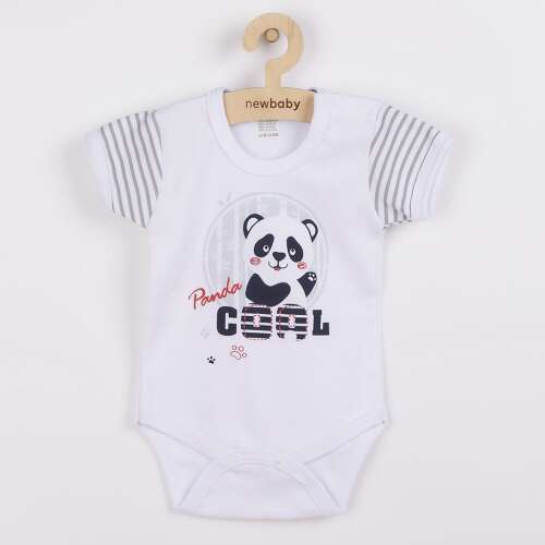 Baba rövid ujjú body New Baby Panda, vel. 86 (12-18 h) 94574843