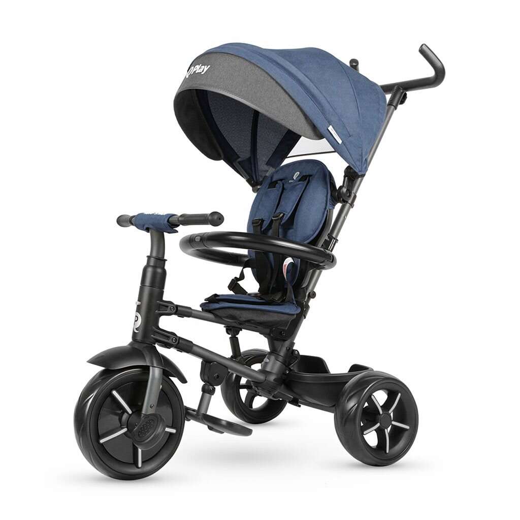 E-shop QPLAY Trojkolka Rito star Blue,skladacia, vek 10-72 mesiacov