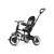 Qplay Rito black tricycle with adjustable parent handle