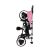 Folded Qplay Rito pink tricycle for easy storage