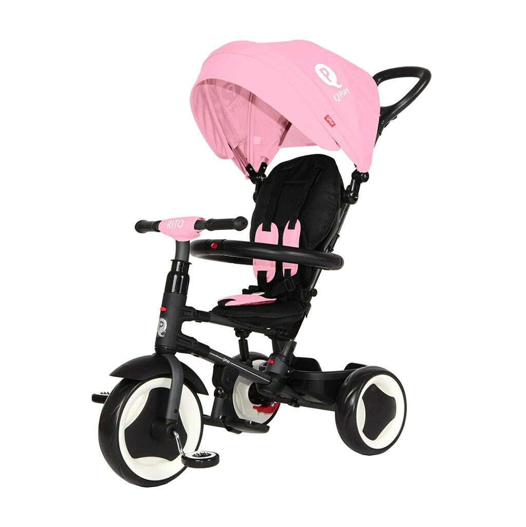 E-shop QPLAY Trojkolka Rito eva Pink, vek 10-72 mesiacov