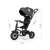 Qplay Rito Rubber black tricycle dimensions