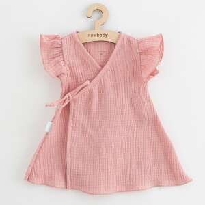 Baba muszlin ruha New Baby Soft dress rózsaszín, vel. 56 (0-3 h) 94577282 Kislány ruhák