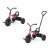 Two Qplay Ant Plus rose tricycles on white background