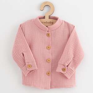 Baba muszlin ing New Baby Soft dress rózsaszín, vel. 68 (4-6 h) 94582492 Gyerek blúz, ing