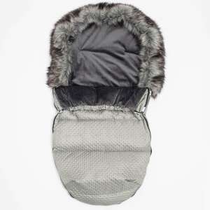 Téli lábzsák New Baby Lux Fleece szürke 94582596 