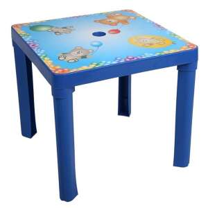 Gyerek kerti bútor- műanyag asztal kék 94585480 