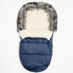 Téli lábzsák New Baby Lux Wool eece blue 94591398 