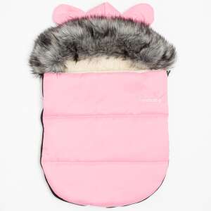 Luxus téli lábzsák füles kapucnis New Baby Alex Wool pink 94591875 Lábzsák és bundazsák
