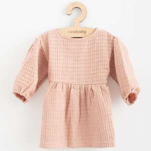 Baba muszlin ruha New Baby Comfort clothes rózsaszín, vel. 62 (3-6 h) 94592415 Kislány ruha