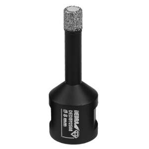 DEDRA DED1592S08 M14 8 mm-es gyémánt fúrókorona kerámia csempék, porcelán kőedények, beton, tégla, üveg, aszfalt, laminált, PVC, acél, színesfémek, fa stb. fúrásához - Körkivágó & Lyukfűrész