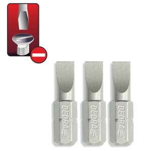 Dedra Końcówki wkrętakowe płaskie SL6.5x25mm, 3szt blister (18A00SL650-03) 94594730 - Bithead