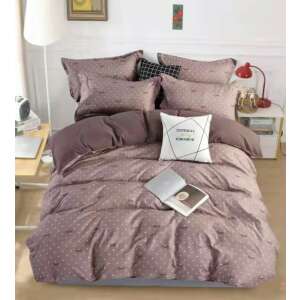 Apró masnis 3 részes ágyneműhuzat szett - Mályva színben - SELOWEI