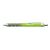 Side view of Rotring Tikky neon green ballpoint pen