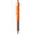 Orange Rotring Tikky ballpoint pen with a blue ink cartridge