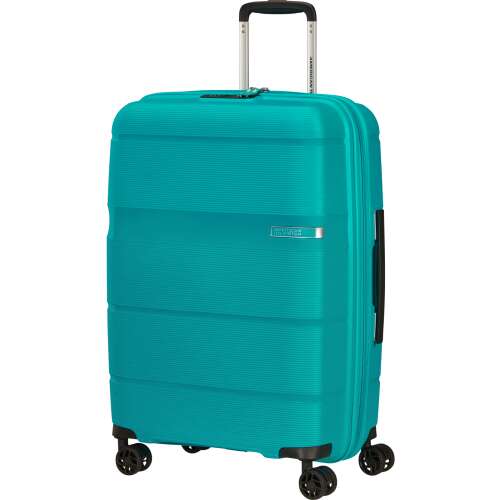 American Tourister Linex Spinner stredný kufor s pevným vekom 66 cm #Blue