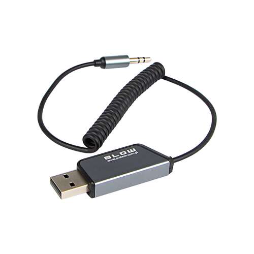 BLUETOOTH audio vevő 3,5 mm-es csatlakozóval és USB-vel