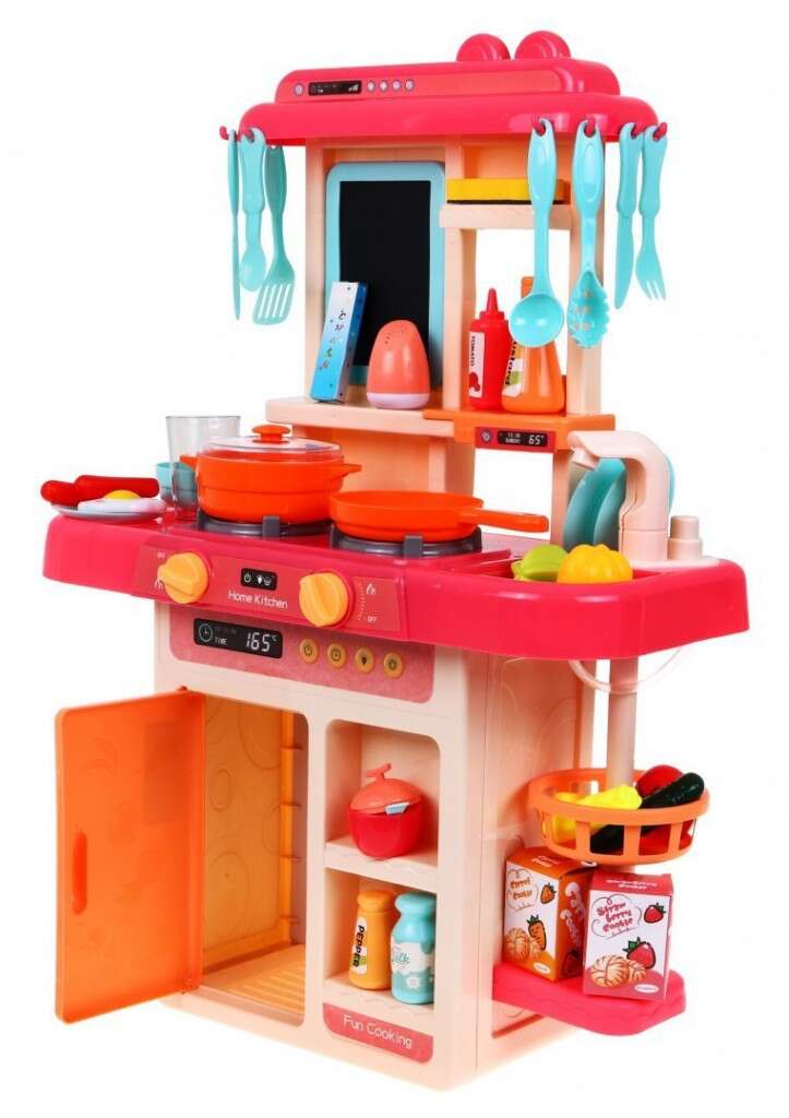 Bebe Good - Modern Konyha Játék - 42 db - Rózsaszín