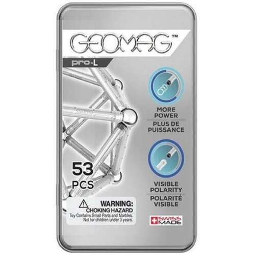 Geomag - Pro-L Metal Box Magnetic Building Toy 53 piese 35644952