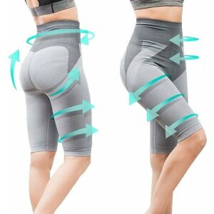 Pantaloni scurți modelatori InnovaGoods Turmalin, leggings compresivi cu talie înaltă pentru femei - Frumusețe și sănătate