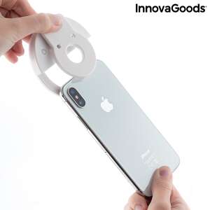 Lampa inelară LED InnovaGoods Instahoop atașată la smartphone - Lumini LED rotunde și lămpi rotunde